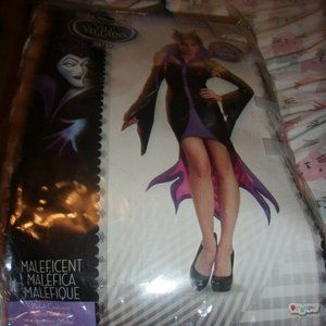 Disney VILLAIN MALEFICENT Sleeping Beauty Costume Disguise Women Medium